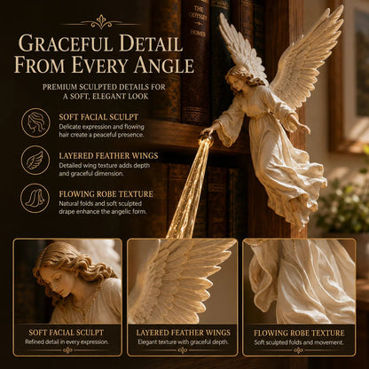 Guardian Angel Bookshelf Light | Warm Decorative Accent